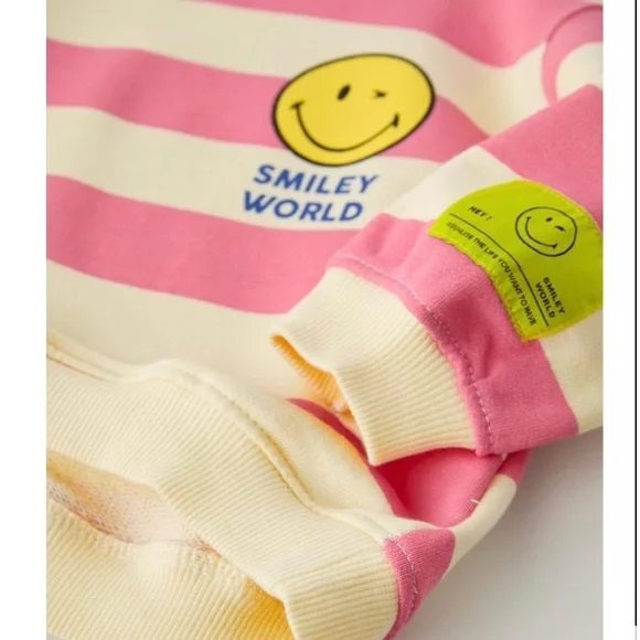 Zara Smiley World Happy Collection Sweatshirt - Picture 2 of 10